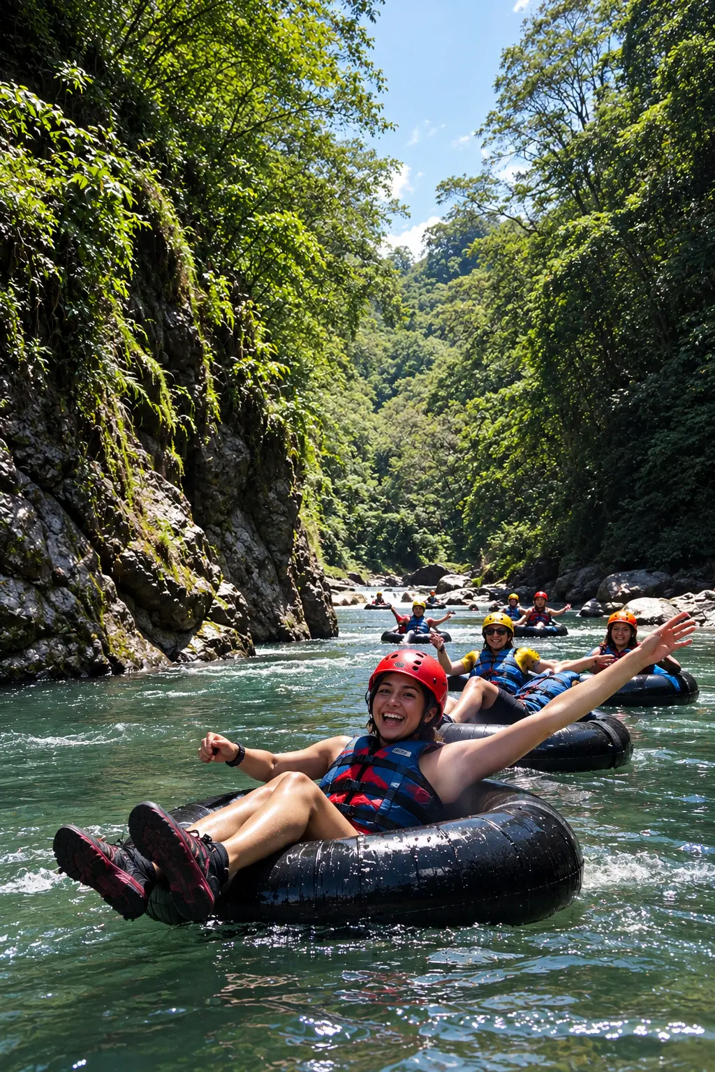 Tubing en el Cañón del Guape